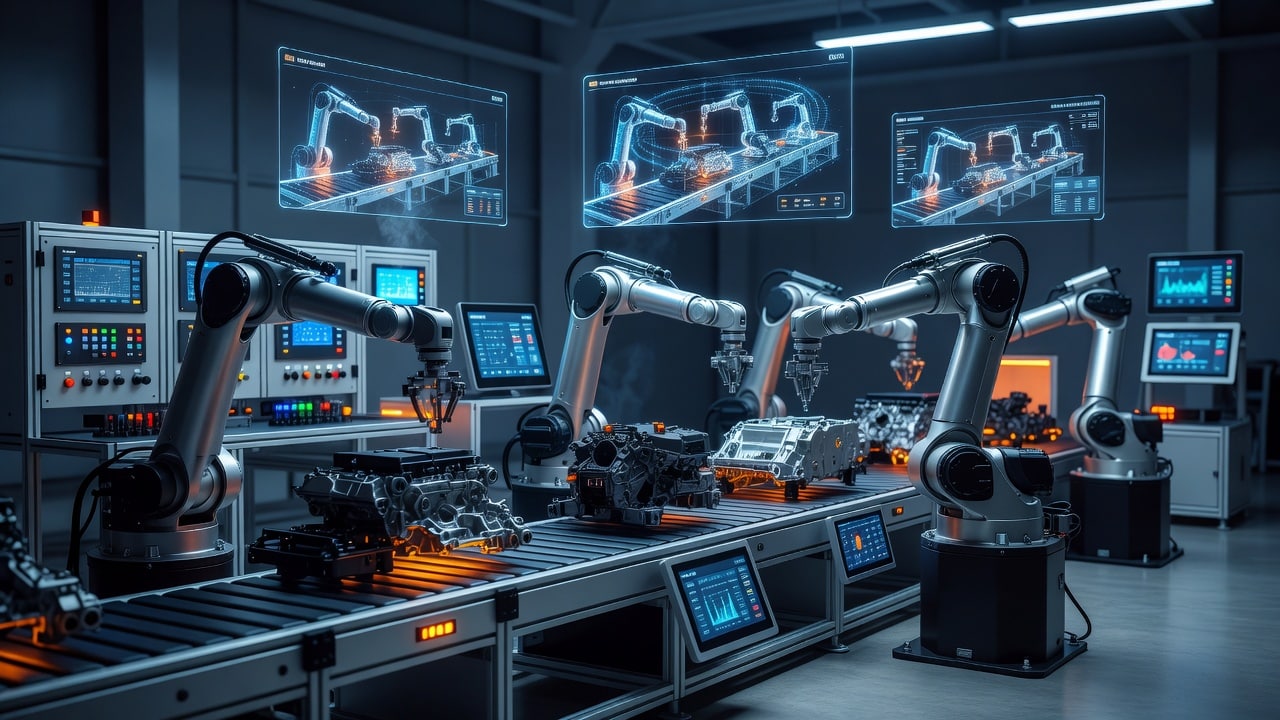 Automatización de línea de producción en automoción con PLC